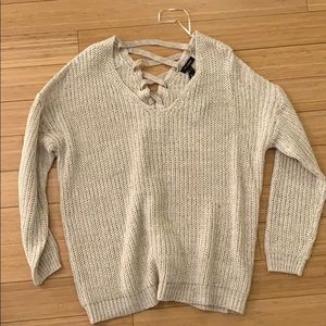 Cream Oversized Sweater